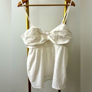 Banana republic white tank